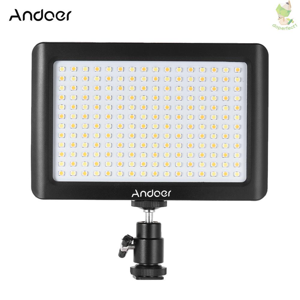 Andoer Mini Portable Dimmable Studio Video Photography LED Light Panel Lamp 3200K/6000K 192pcs Beads for   DSLR Camera D   Came-6.5