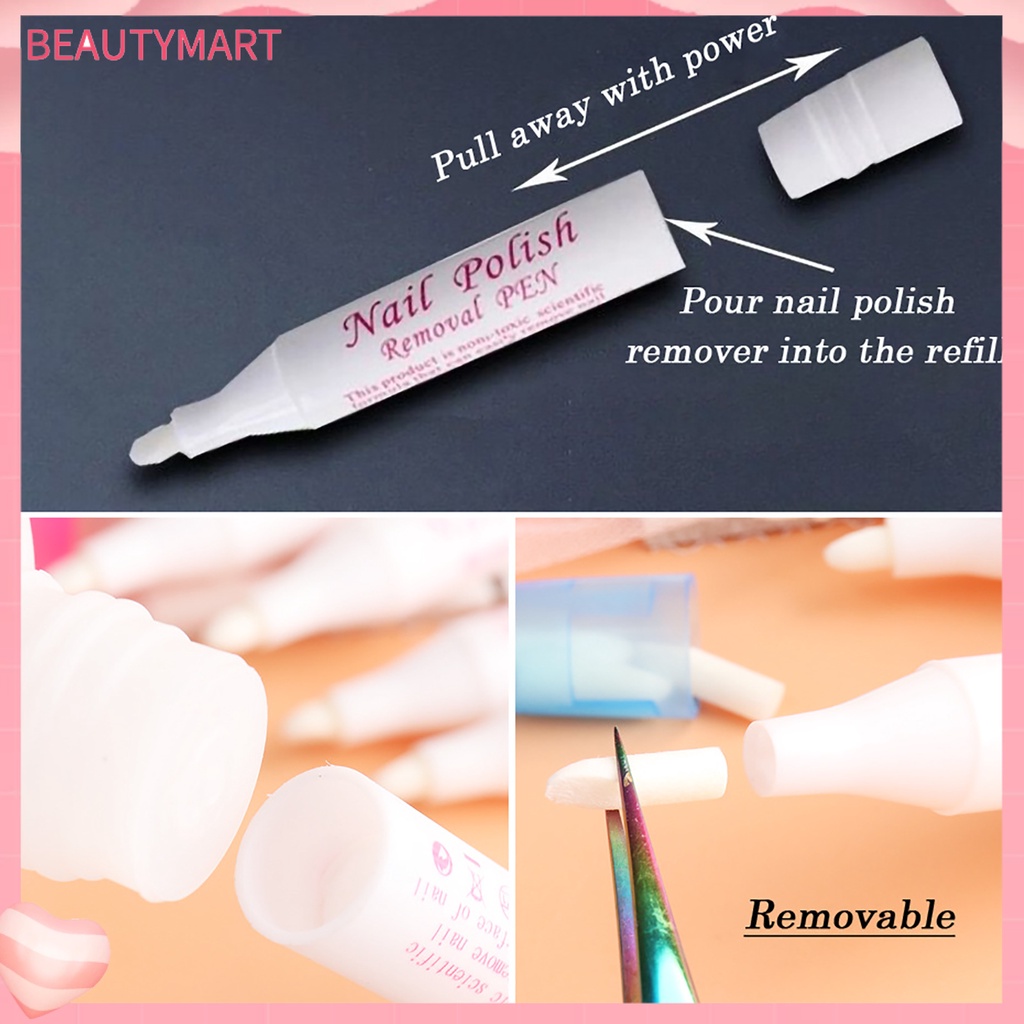 Bút Tẩy Sơn Móng Tay Bằng Nhựa 6g Có Thể Tháo Rời Cho Salon