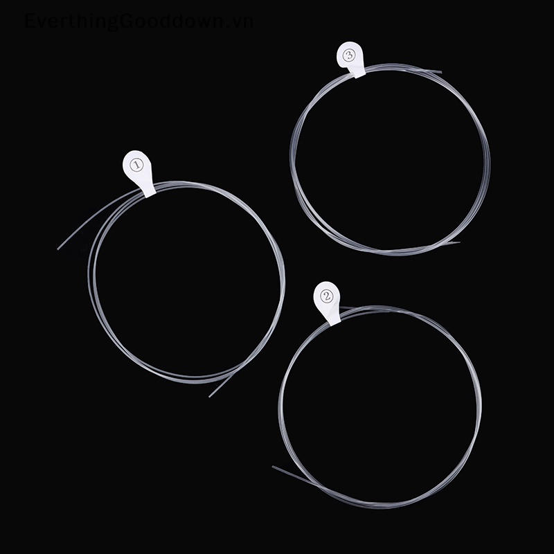 Set 6 Dây Đàn Guitar Cổ Điển Bằng Nilon Mạ Bạc Siêu Nhẹ