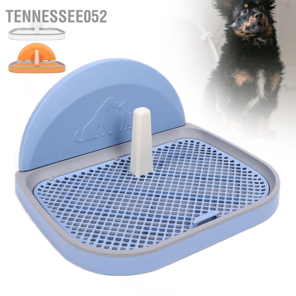 Tennessee052 Nhà Vệ Sinh Cho Thú Cưng Lưới Di Động Khay Bô Chó Có Trụ Thể Tháo Rời Và Tấm Phủ Tường Mèo
