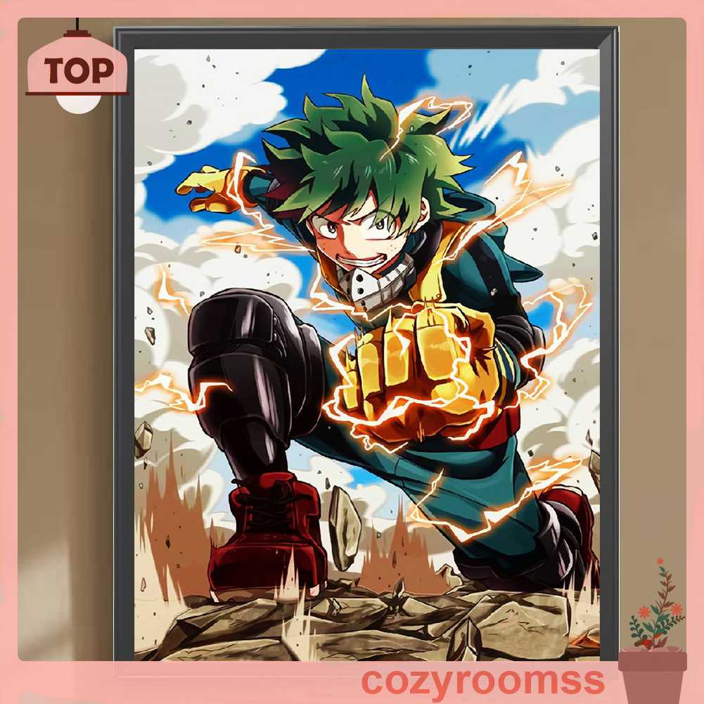 Bộ Tranh Đính Đá 5D Họa Tiết Hoạt Hình Độc Đáo DIY Dùng Trang Trí Nhà Cửa