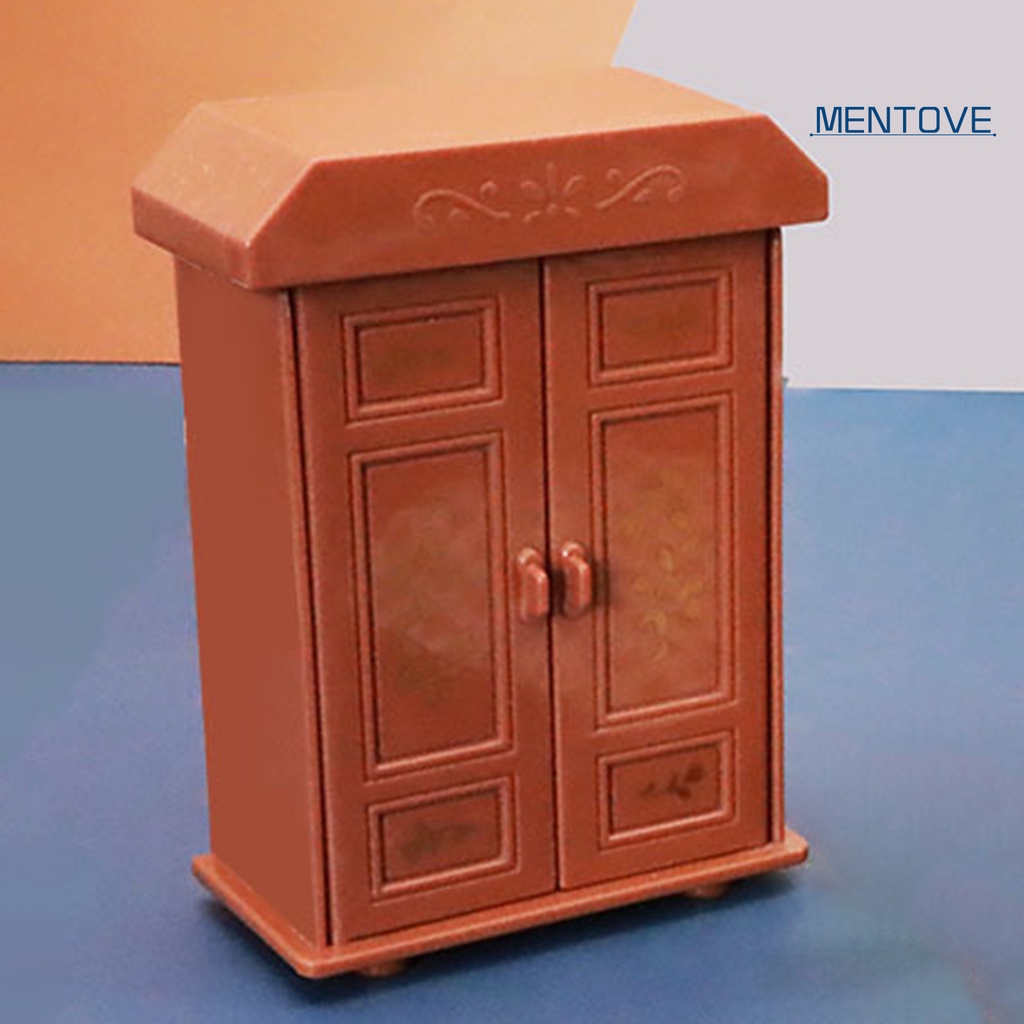 1 Set Đồ Gia Dụng Bằng Nhựa Dễ Thương Cho Nhà Búp Bê