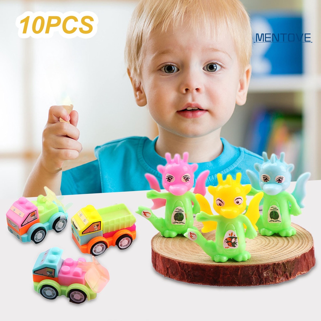 Set 10 Búp Bê Đồ Chơi Hoạt Hình 3D DIY Cho Bé