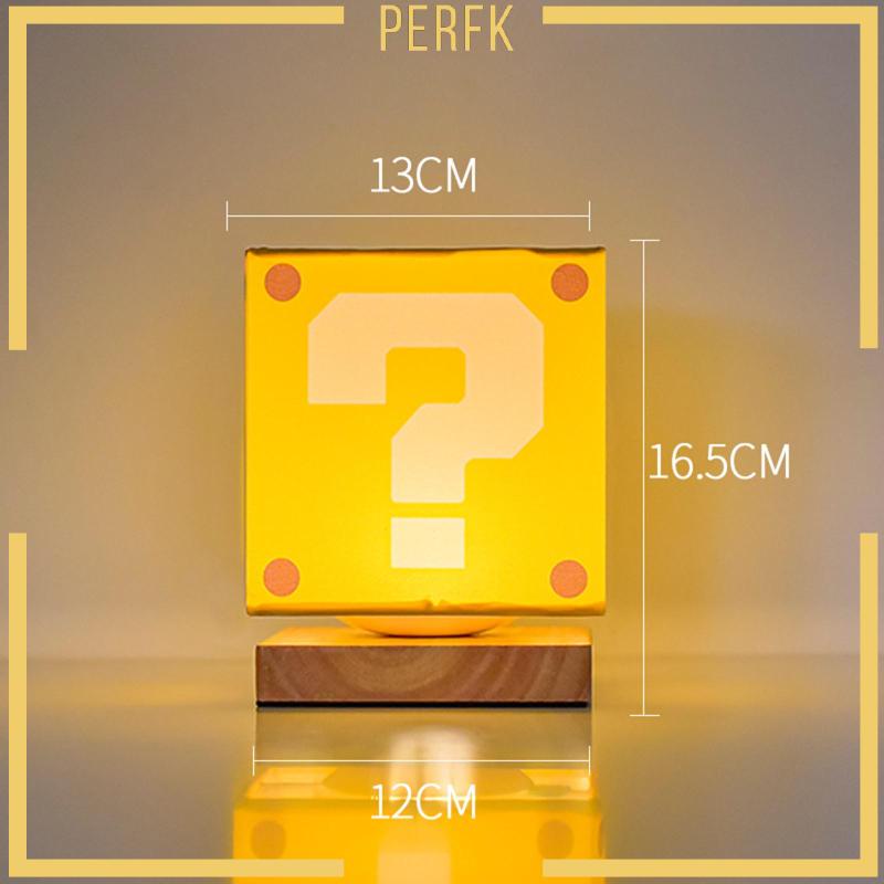 [Perfk] Đèn Ngủ 3 Chiều Có Thể Điều Chỉnh Độ Sáng Để Bàn Đầu Giường