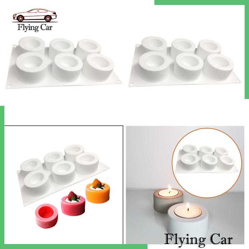 Chảo Làm Bánh 6 Lỗ Bằng Silicone DIY Dành Cho Trẻ Em Và Người Lớn Lzdjfmy2