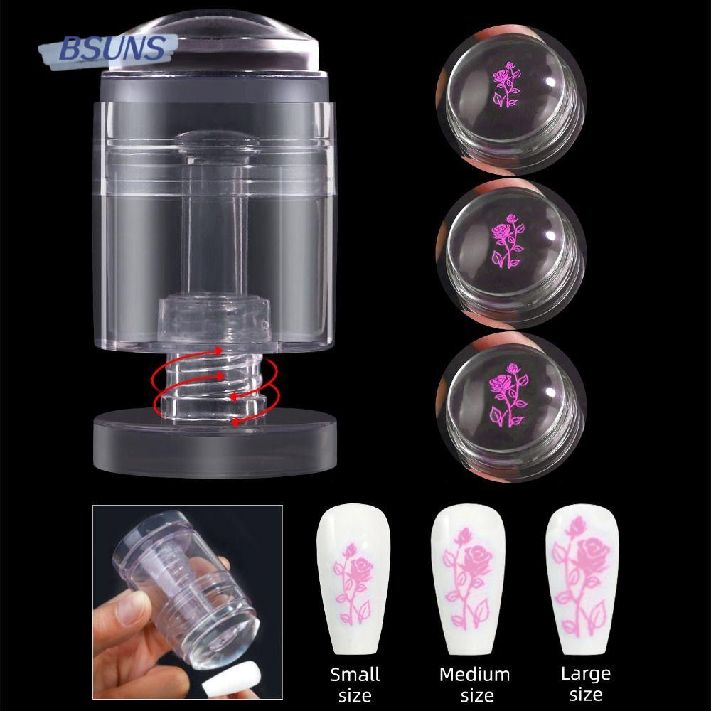 Bộ Dụng Cụ Cạo Trang Trí Móng Tay Bằng Silicone Nhiều Kích Cỡ Đa Chức Năng