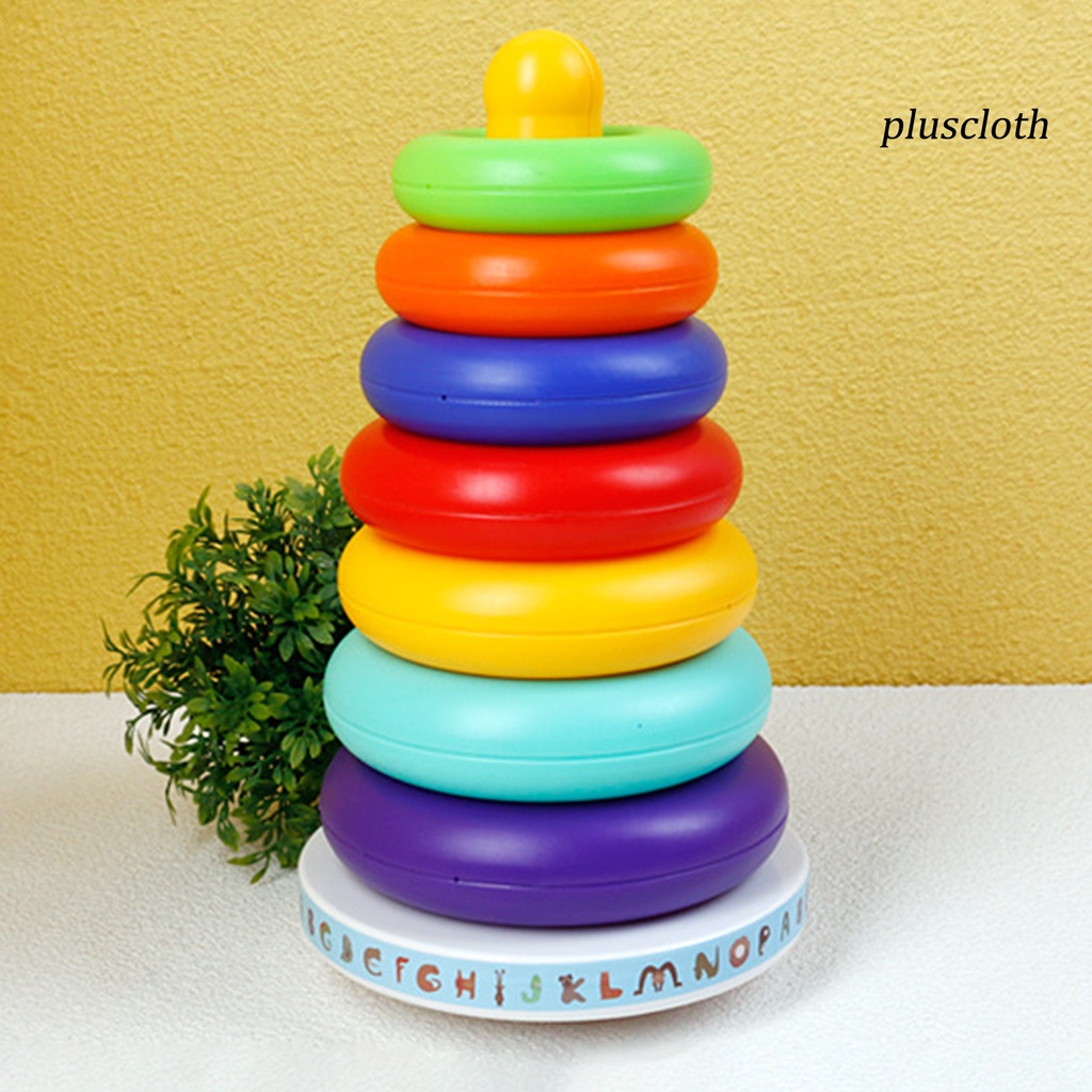 1 Bộ Vòng Đồ Chơi Bằng Nhựa Nhận Diện Chuông Nhiều Màu Sắc Dành Cho Trẻ Em