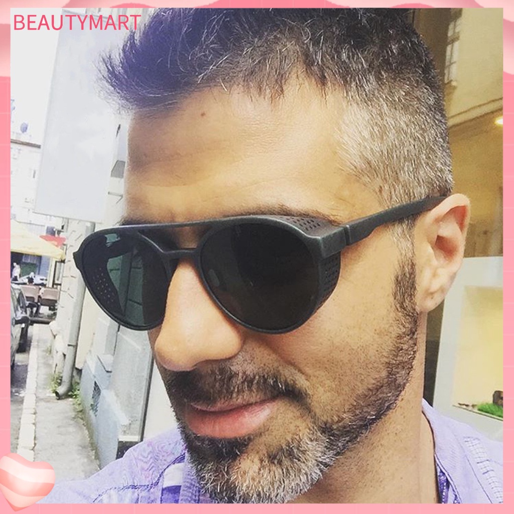 Kính Mát Gọng Nhựa Chống Tia UV Màu Trơn Phong Cách Punk Cổ Điển Thời Trang Cho Nam Và Nữ