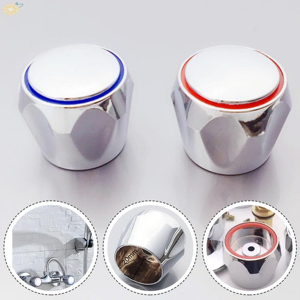 【VARSTR】Hot &amp; Cold Faucet Handle Button Replacements Made of Durable Plastic &amp; Iron Material