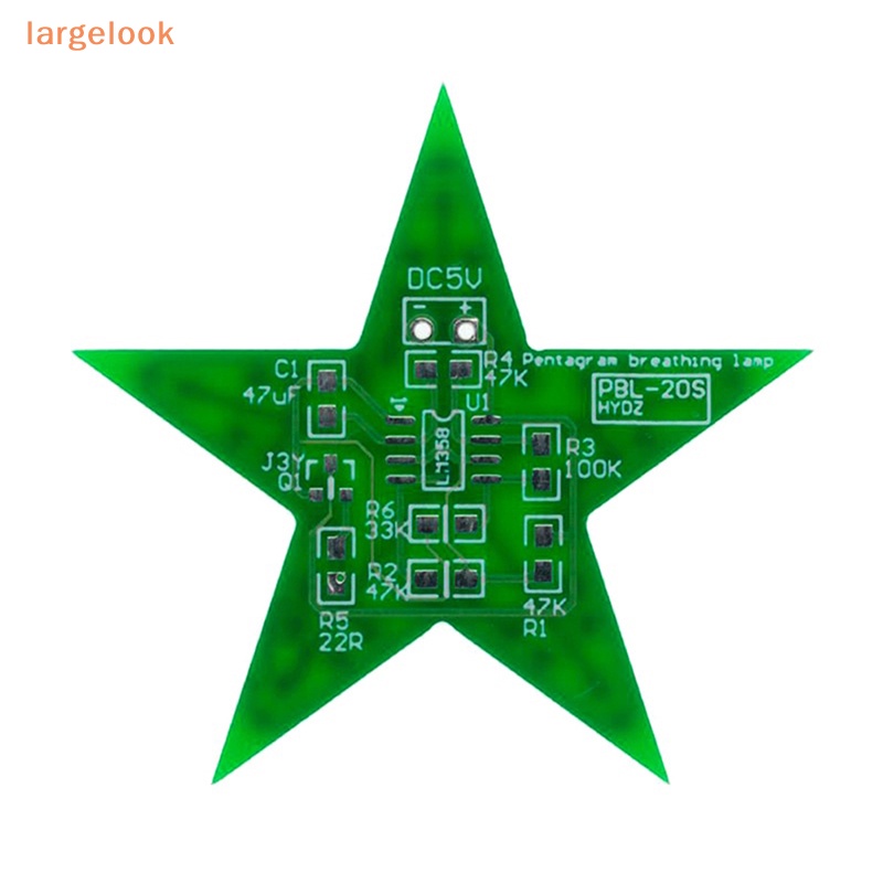 [Biglook] Bộ Dụng Cụ Tự Lắp Ráp Ngôi Sao Năm Cánh Có Đèn LED Gradient Cho Dịp Giáng Sinh Màu Xanh Lá / Đỏ /