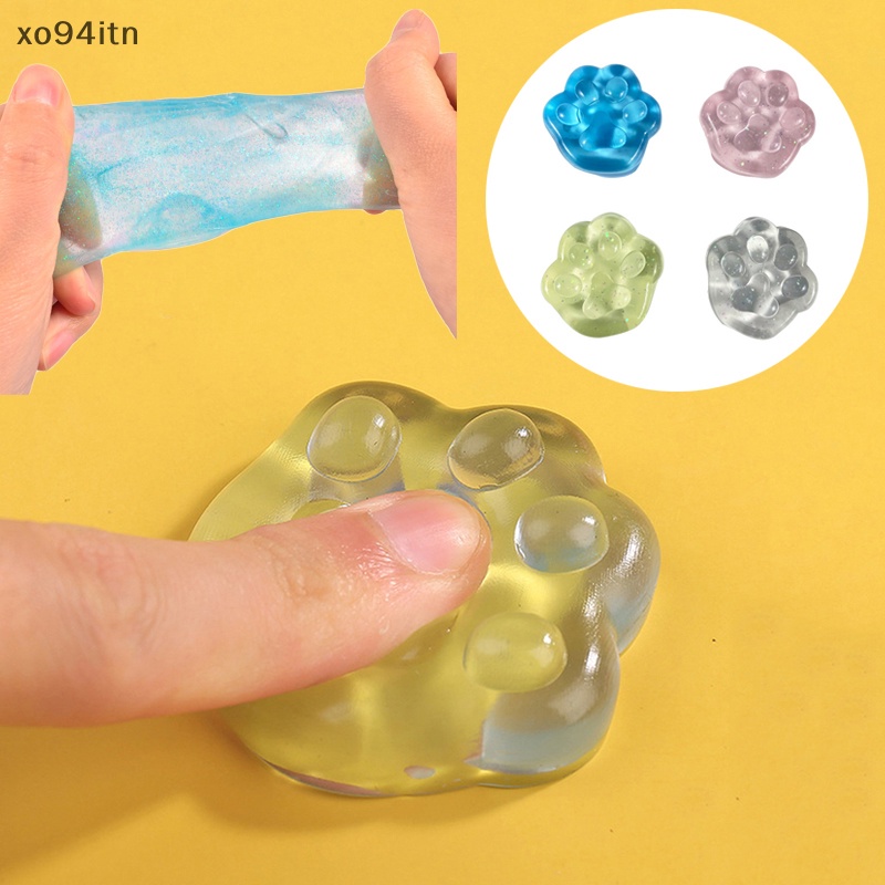 Đồ Chơi Squishy Mini Hình Bàn Chân Mèo Dễ Thương
