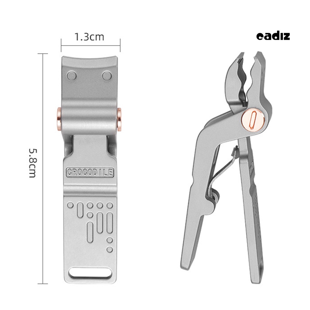 1 Bộ Kềm Cắt Móng Có Móc Khóa Bằng Thép Không Gỉ Giúp Tiết Kiệm Sức Khỏe