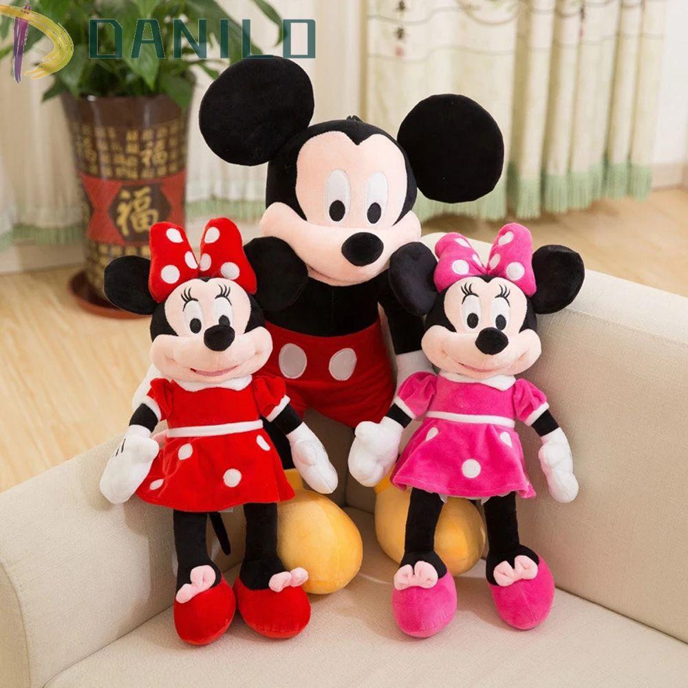 Đồ chơi nhồi bông Hình Chuột Mickey Minnie Dễ Thương