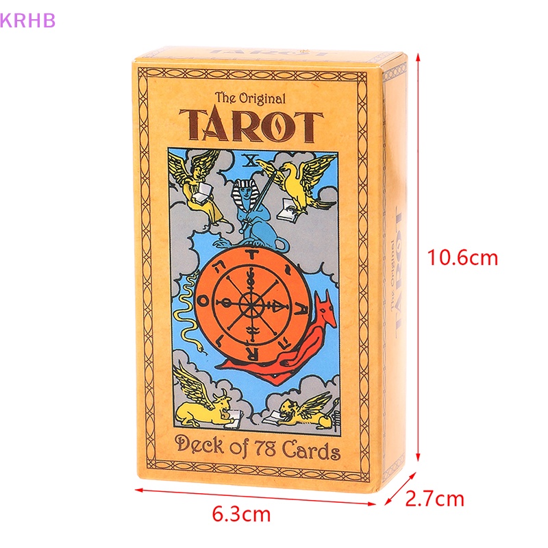 Bộ Bài Tarot Chính Hãng KRHB Sáng Tạo Và Thiết Thực Mới Dành Cho Người Lớn Và Trẻ Em