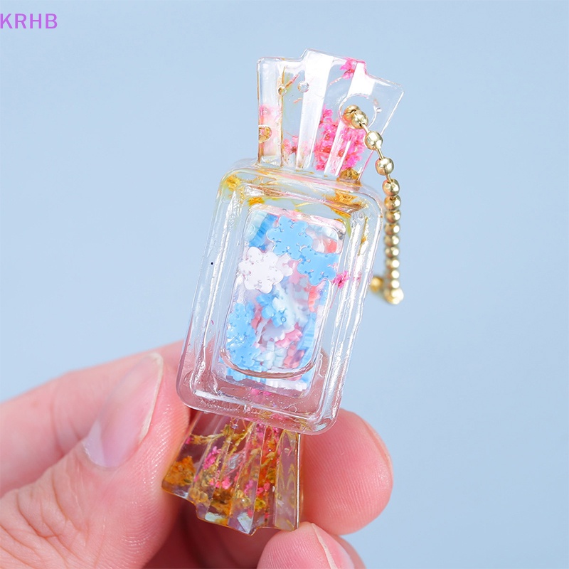 Khuôn Silicon Trong Suốt Dạng Cát Chảy Dùng Để Làm Móc Khóa DIY Mới