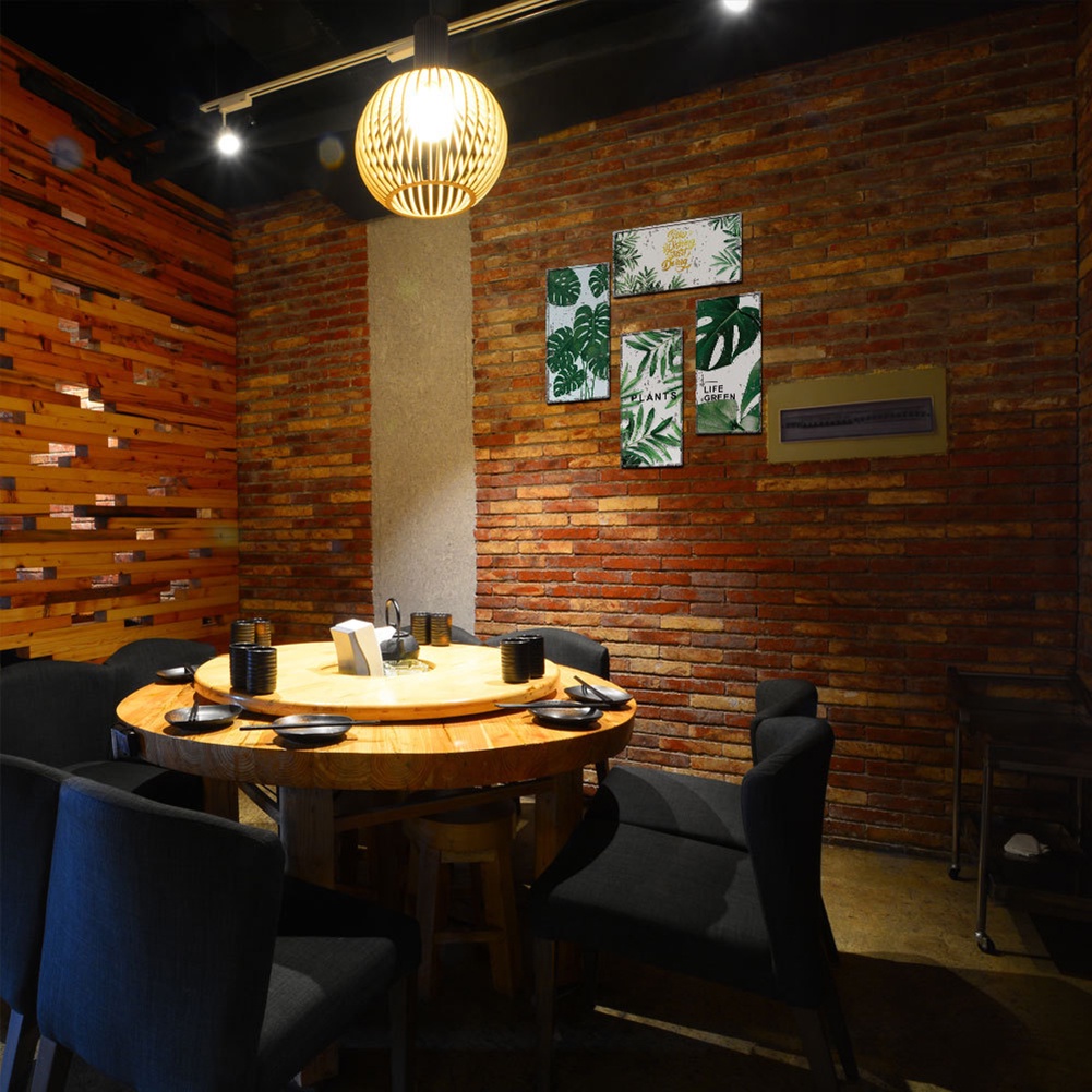 Set 6 Miếng Dán Tường Trang Trí Hình Cây Xanh Có Thể Tháo Gỡ