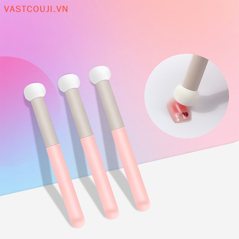 1 Cọ Đầu Xốp Chấm Bi Trang Trí Móng Tay