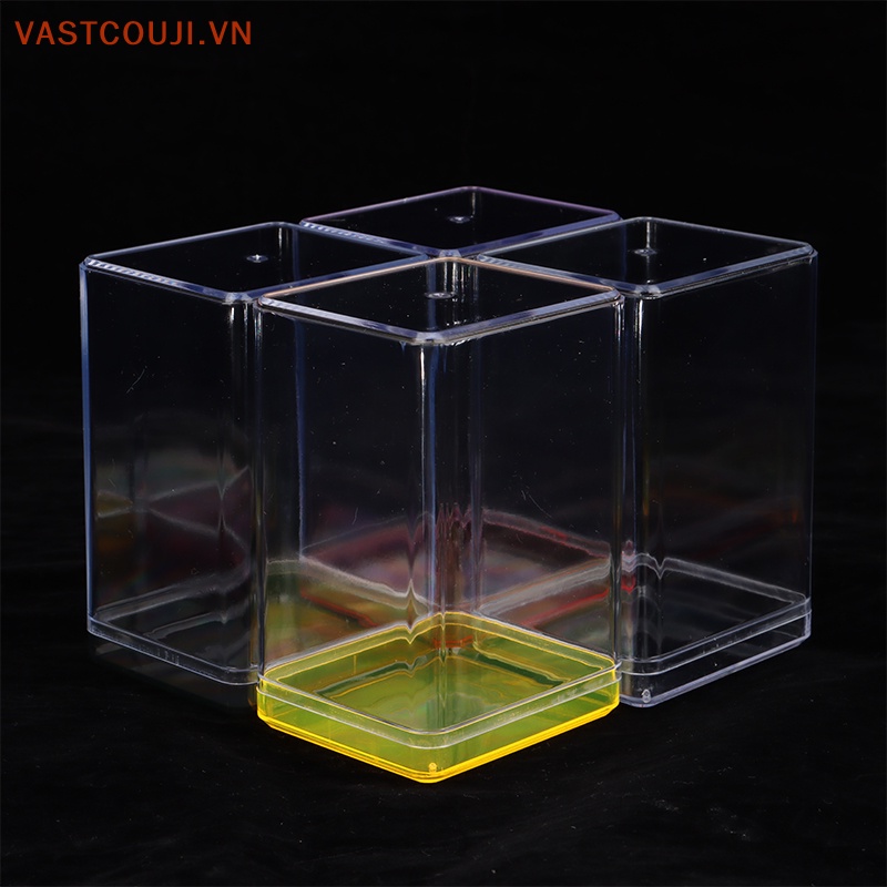 Hộp Đựng Mô Hình VASTJI Hình Vuông Trong Suốt Trưng Bày DIY Cho Bé