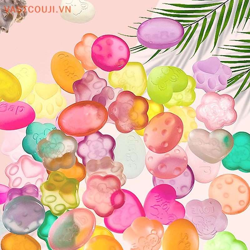 Set 10 Kẹp Tóc Mini Bằng Resin Dễ Thương DIY