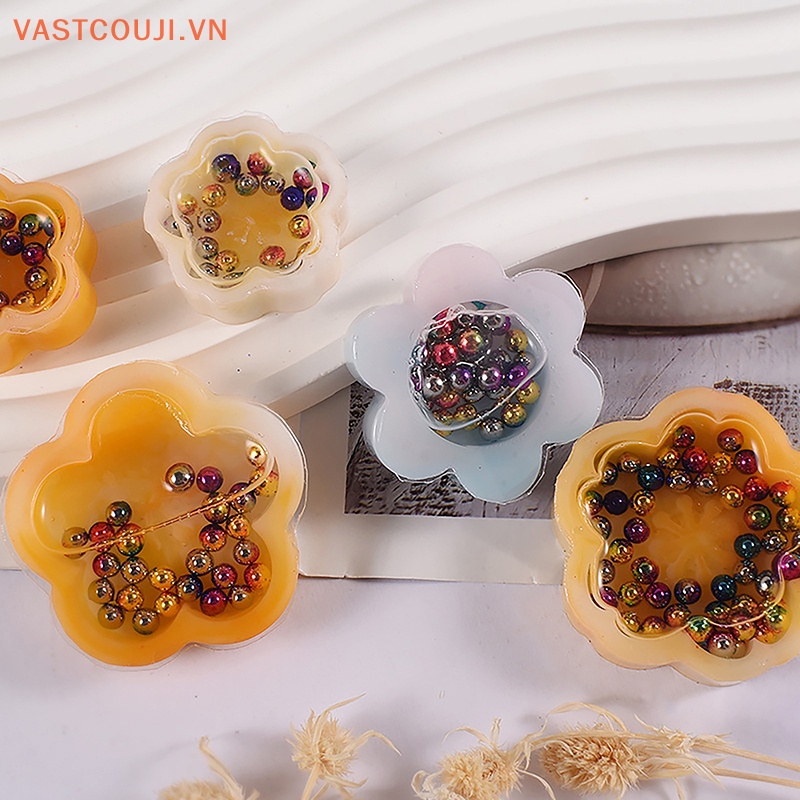 Khuôn Silicone Làm Mặt Dây Chuyền Hình Hoa / Trái Tim / Móc Khóa DIY