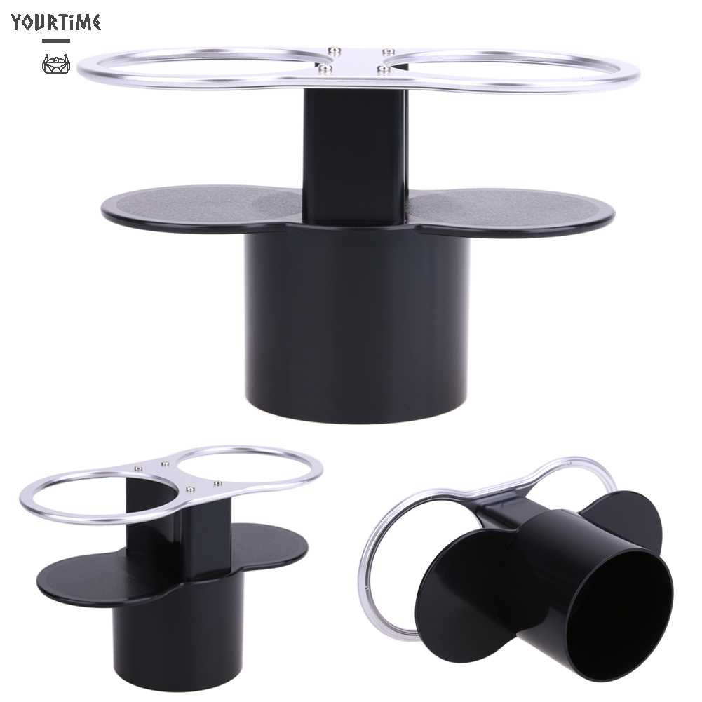 Giá Đỡ Cốc Uống Nước Tự Động Hai Lỗ Cho Xe Hơi