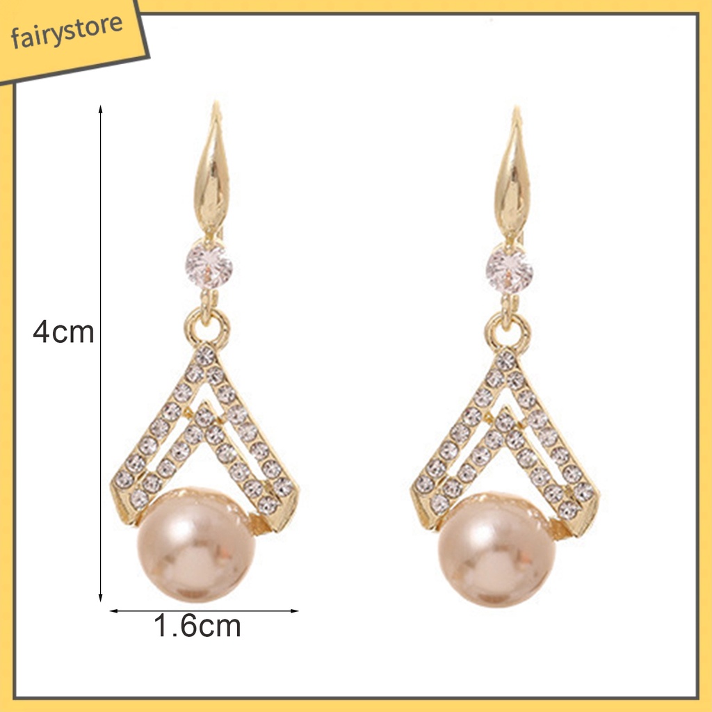 1 Đôi Bông Tai Thời Trang Thanh Lịch Phong Cách Retro Dành Cho Nữ