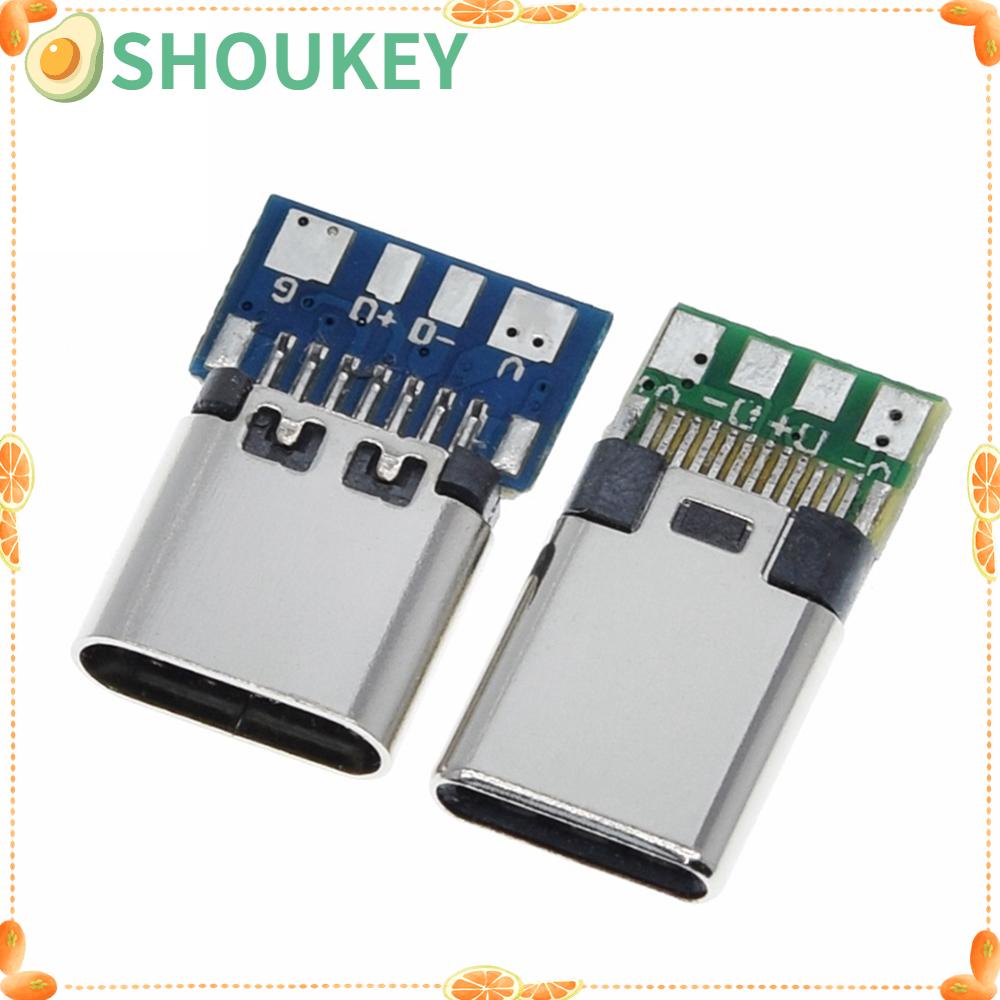 Set 10 Đầu Nối Dây Cáp USB 3.1 Type C 12 / 24 Chấu Tiện Dụng