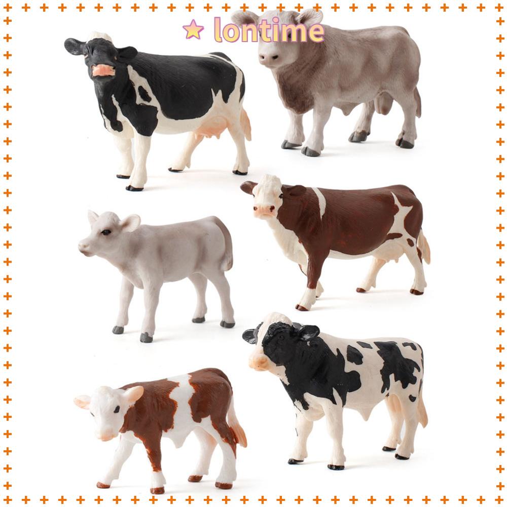 1 / 6 Mô Hình Động Vật Nông Trại Bằng Nhựa Cho Bé