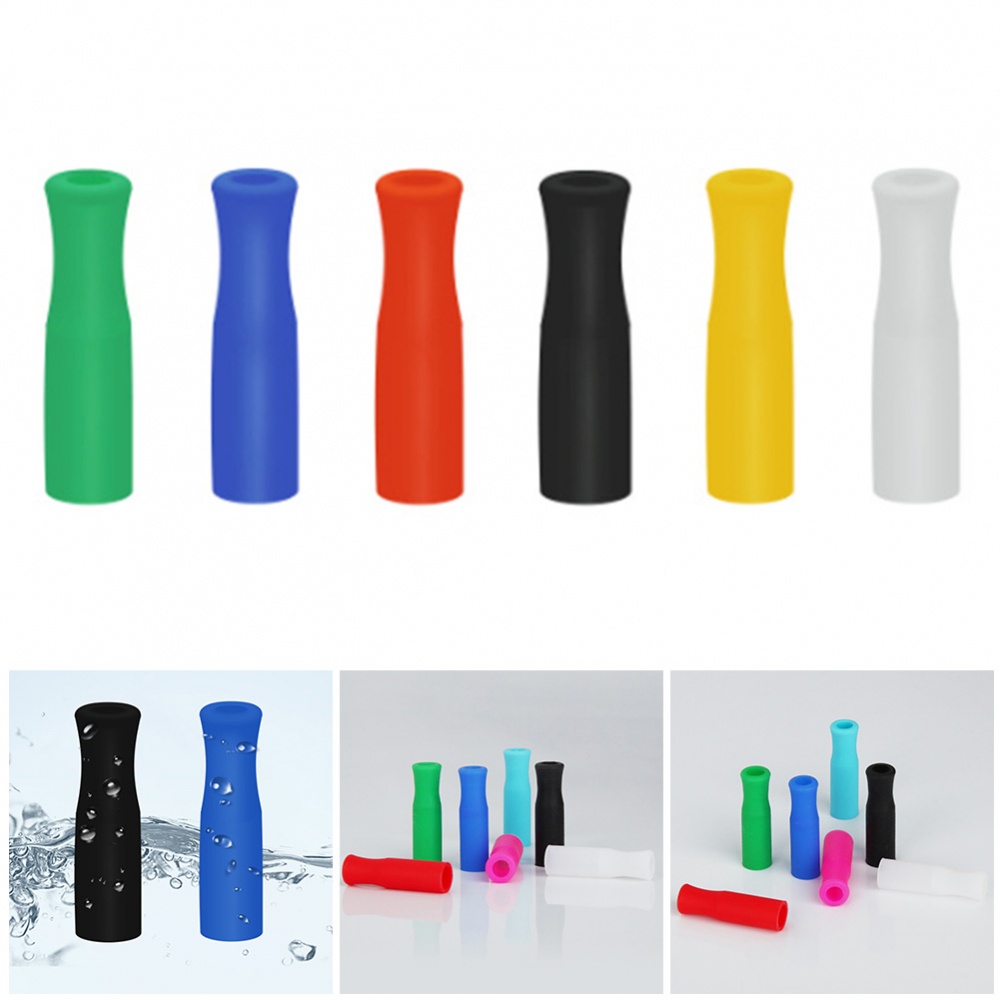 Nắp Đậy Ống Hút Bằng Silicone Và Thép Không Gỉ Chống Bỏng