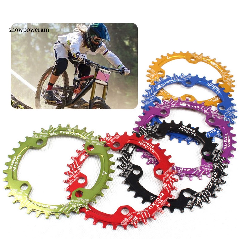 Bánh Răng Dây Xích Dạng Tròn Cho Xe Đạp Leo Núi 32 / 34 / 36 / 38T MTB