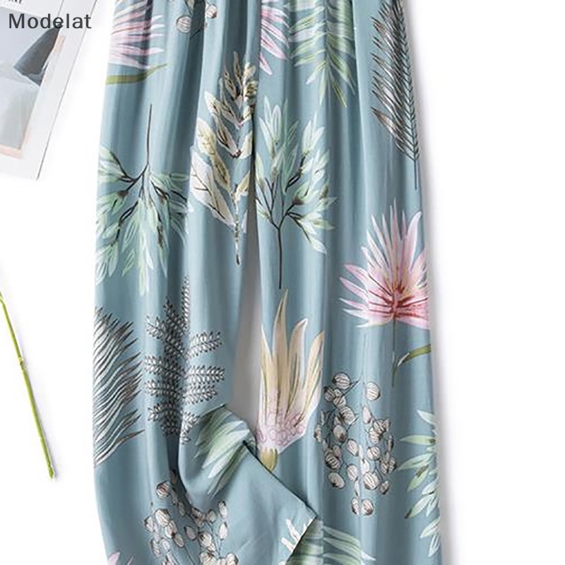 Mfc Quần ống rộng Chất Liệu Cotton Lụa Thời Trang Mùa Hè Cho Nữ