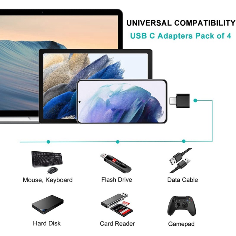 Đầu Chuyển Đổi usb c Sang usb 3.0 otg Chuyên Dụng Cho macbook pro / samsung galaxy