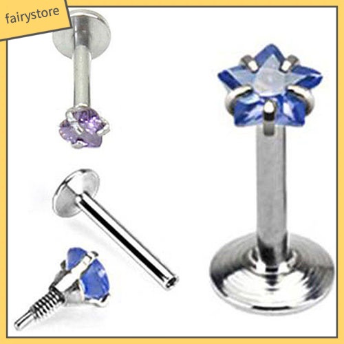 [FRO] Khuyên Xỏ Sụn Tai Hình Ngôi Sao Năm Cánh Quyến Rũ Cho Nữ