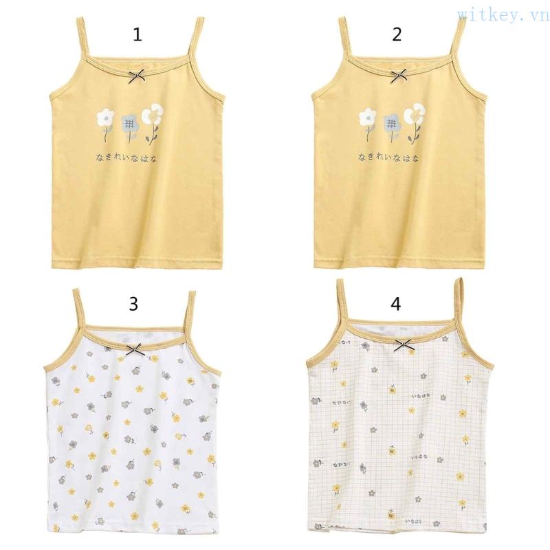 Áo Tank Top Thể Thao In Họa Tiết Độc Đáo Thời Trang Mùa Xuân Cho Bé Gái