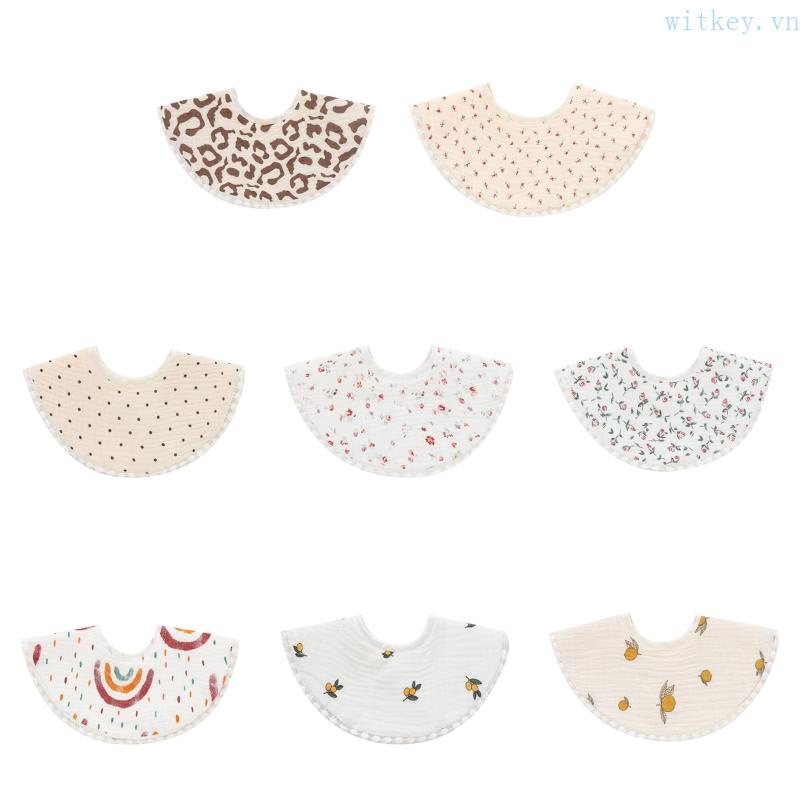 Phụ Kiện Chuyên Dụng Cho Xe Hơi Có Thể Xoay 360 Độ Tiện Lợi° Yếm Ăn Cotton 6 Lớp Mềm Mại Dành Cho Bé