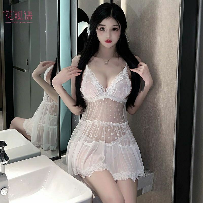 Đầm Ngủ Hai Dây Bằng Lụa Mát Mỏng Phong Cách Pháp Thời Trang Cho Nữ VSB9