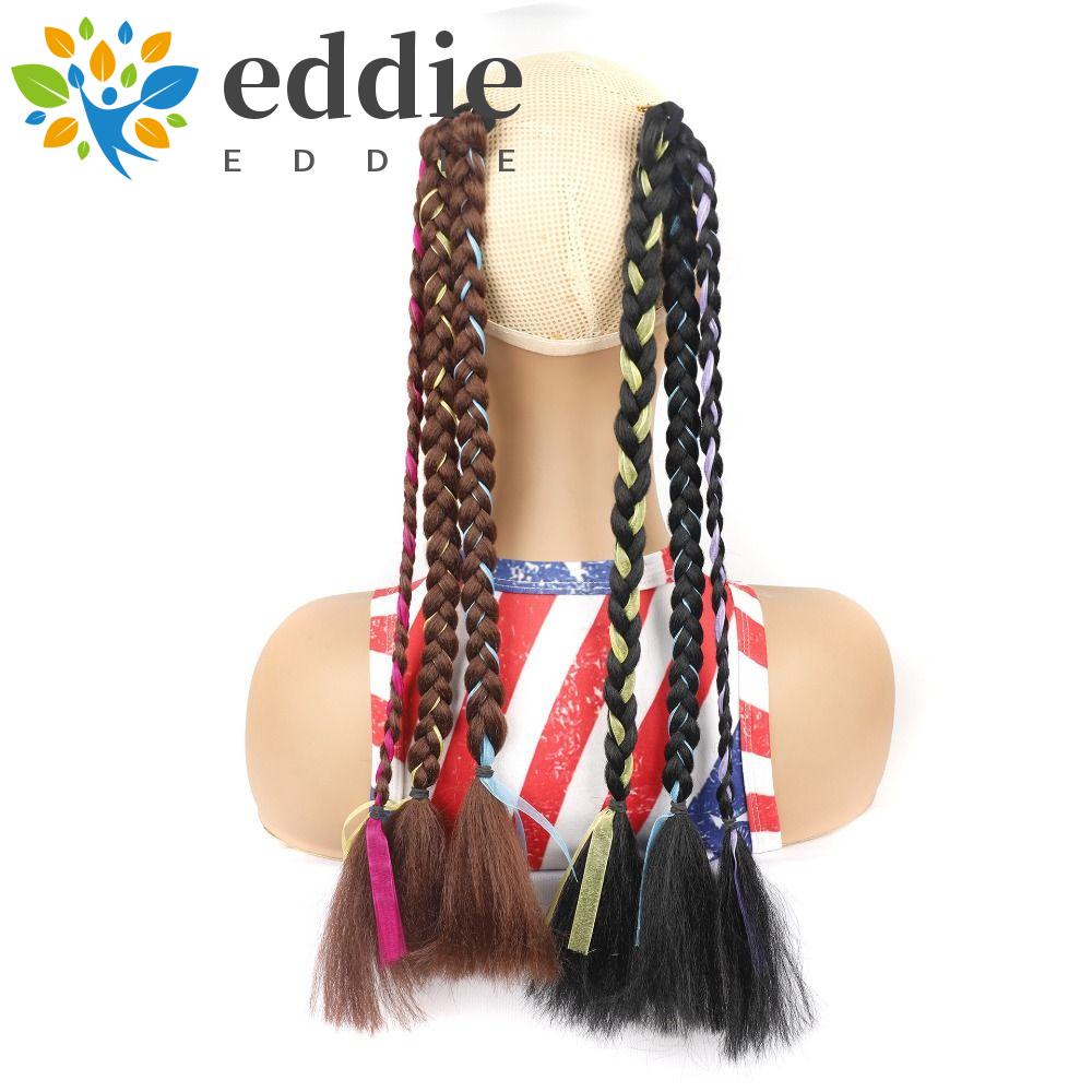 Tóc Giả Thắt Bím Bằng Sợi Cao Su Chịu Nhiệt Tự Nhiên 26Eddie Cho Nữ