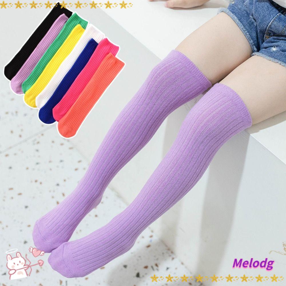 MELODG Vớ Cotton DàI ẤM ÁP, HọA TiếT Dễ Thương Cho Bé (3-12 Tuổ