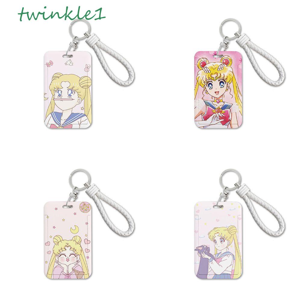 Vỏ Bọc Chìa Khóa / Thẻ Họa Tiết Thủy Thủ Mặt Trăng Lấp Lánh