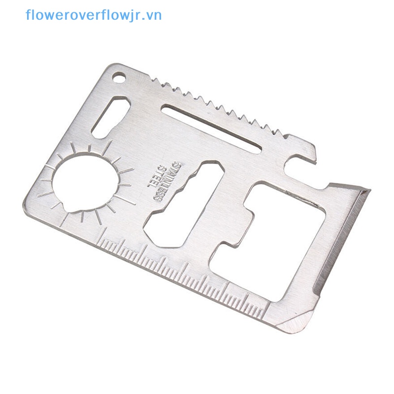 Thẻ Sinh Tồn Mini 11 Trong 1 Tiện Dụng Mang Theo Du Lịch Cắm Trại