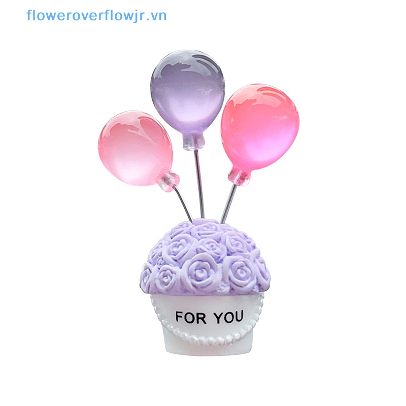 Fjr Phụ Kiện Trang Trí Bảng Điều Khiển Xe Hơi Hình Động Vật Hoạt Hình Hoa Hồng Nhiều Màu Sáng Tạo