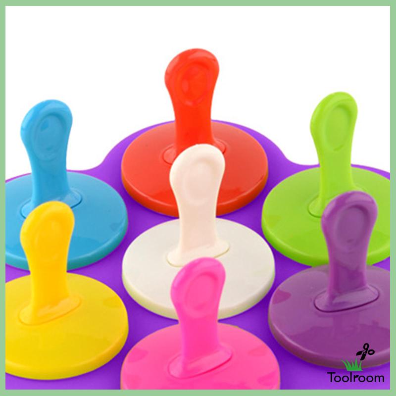 Khuôn Làm Kem 7 Ngăn Có Nắp Đậy Tiện Lợi