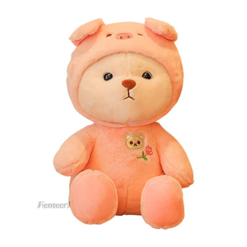 Thú Nhồi Bông Hình Động Vật Mềm Mại Dễ Thương Làm Quà Tặng Sinh Nhật Cho Người Lớn Và Trẻ Em Fenteer1