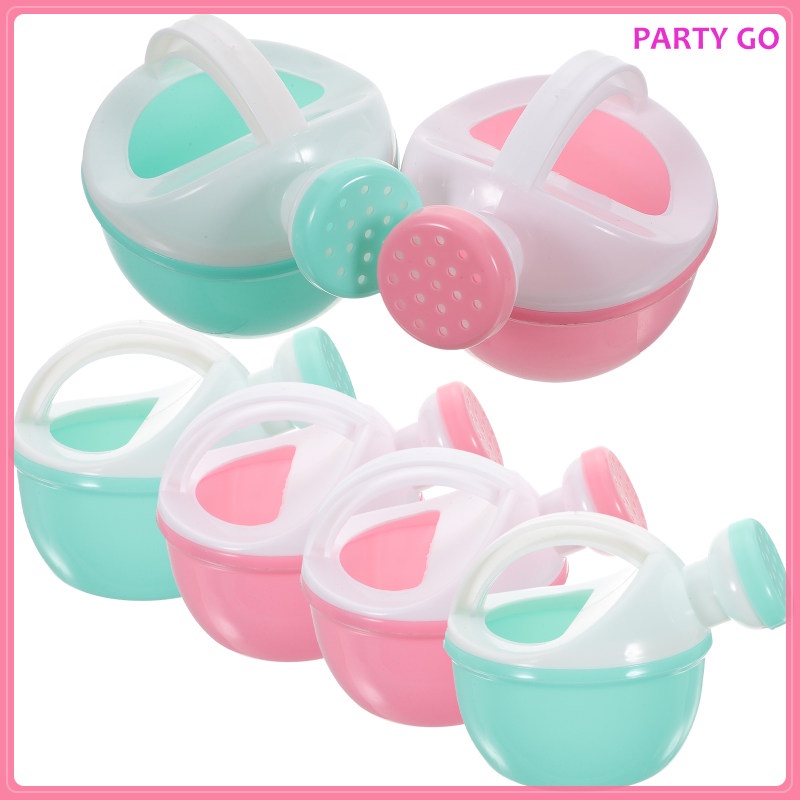 Set 6 Bình Nước Đồ Chơi Bằng Nhựa 11x8x7.5cm Cho Bé