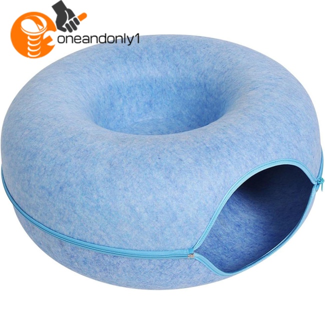 Đường Hầm Hình Tròn / Bánh Donut Có Thể Tháo Rời Tiện Dụng Tương Tác Với Mèo Cưng