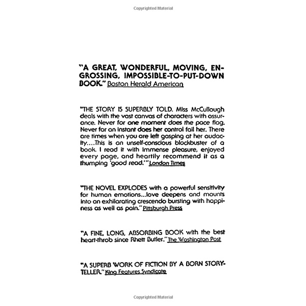 Sách The Thorn Birds