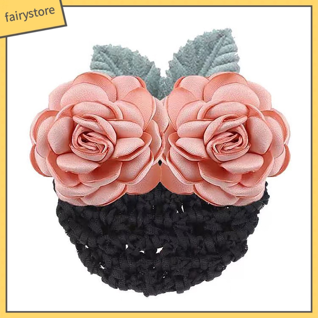 Dây Buộc Tóc Co Giãn Hình Chiếc Lá Màu Sắc Tương Phản Chống Rơi Vỡ Dành Cho Nữ