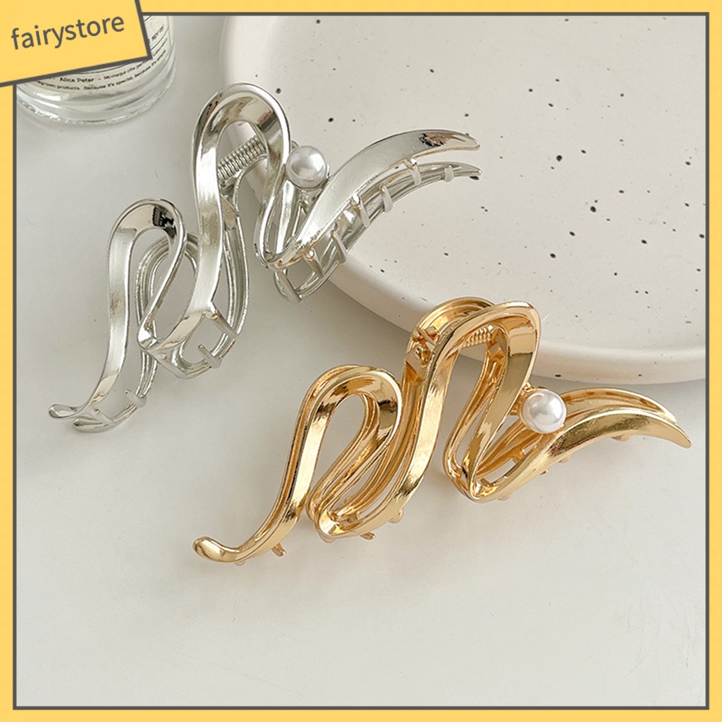 Kẹp Tóc Đính Ngọc Trai Giả Tinh Tế Cho Nữ