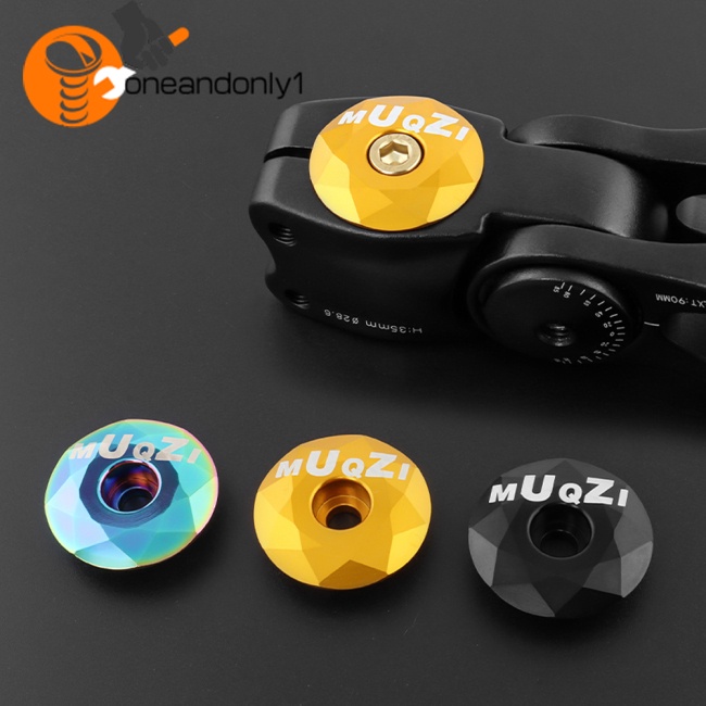 Nắp Gắn Phuộc Trước Xe Đạp Leo Núi Bằng Hợp Kim Nhôm Kèm Ốc Vít Chuyên Dụng Chất Lượng Cao