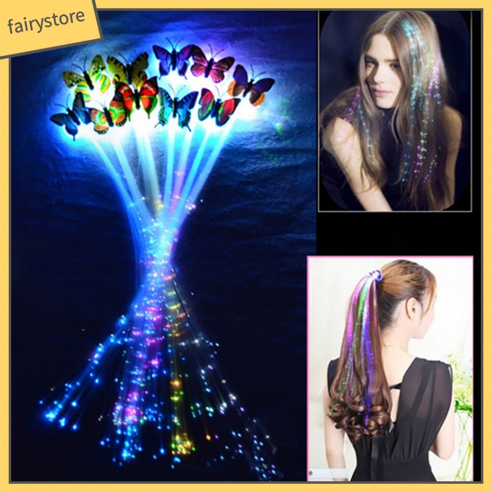 Kẹp Tóc Bướm Có Đèn LED Phát Sáng Độc Đáo